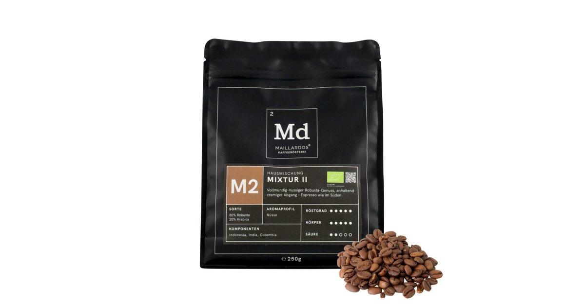 Maillardos Mixtur II Kaffeebohnen (250 g)