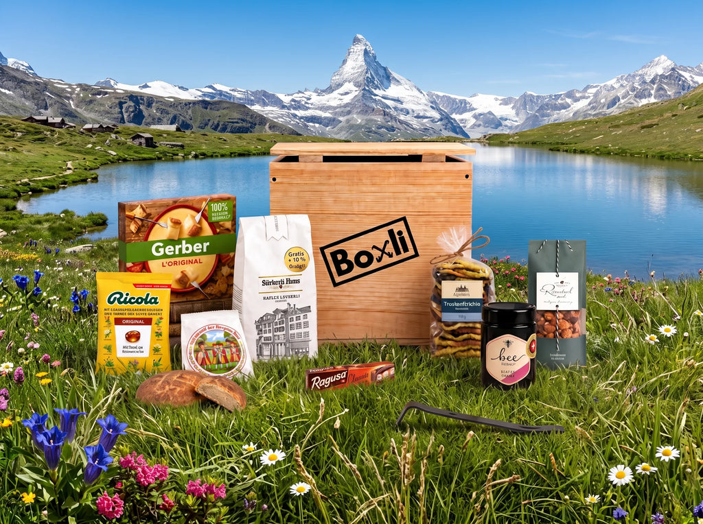 Flavours of Switzerland – Schweizer Geschenkbox von Boxli