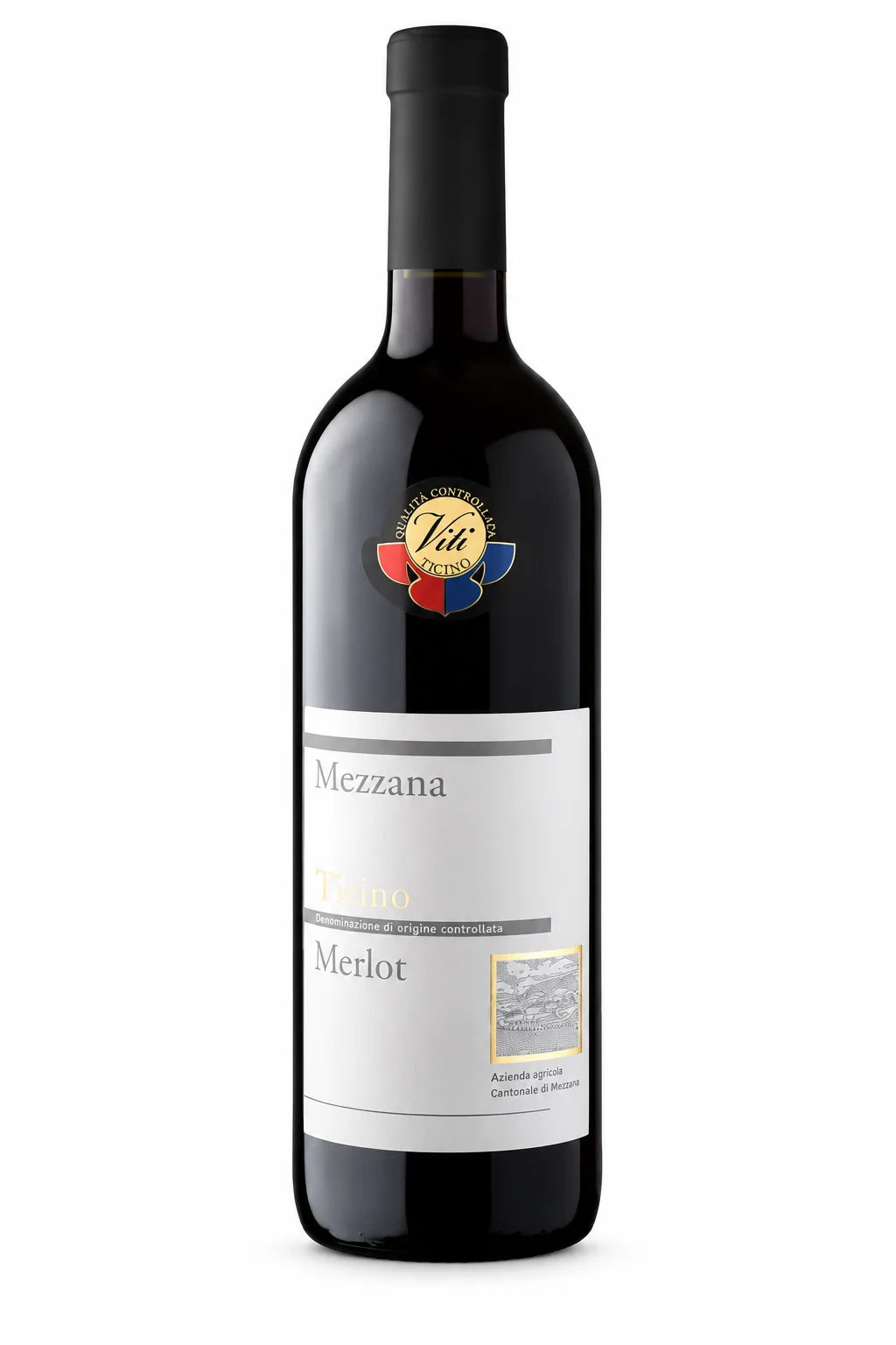Mezzana Merlot Ticino DOC 50 cl Flasche
