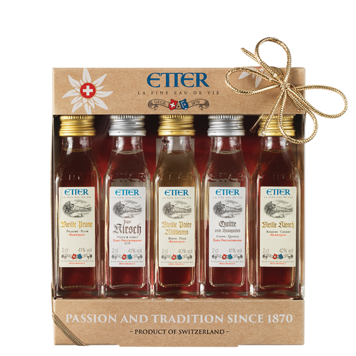 5-er Etter Mini-Set mixed – 5 × 2 cl | 41 % Vol.